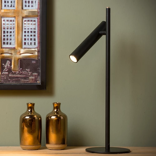 Lucide PHILON - Desk lamp - Ø 13 cm - LED Dim. - 1x4,5W 3000K - Black - atmosphere 1